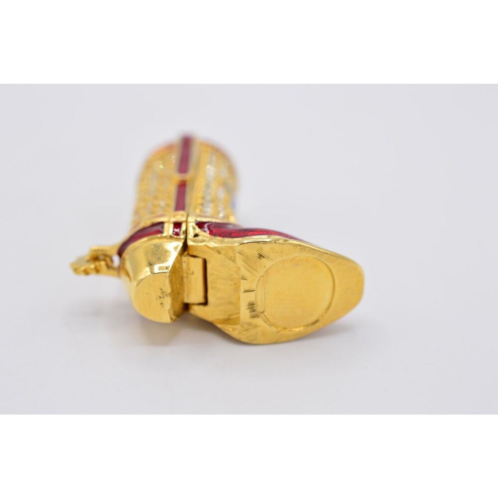 Estee Lauder Empty Compact Solid Perfume Rhinesto… - image 7